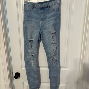 H&M divided jeans/jeggings size 10
